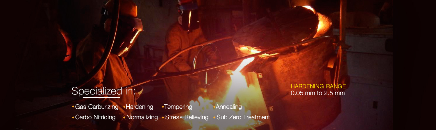 Heat Treating Services in Chennai specialized in Hardening and Tempering, Gas Carburizing, Carbo Nitriding, Annealing, Normalizing, Sub-Zero Treatment